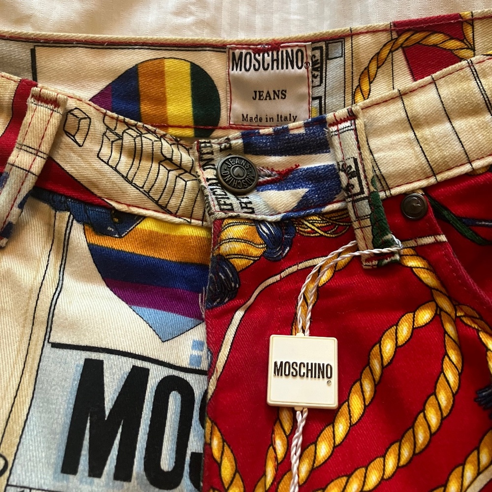 Vintage 90’s rare Moschino jean style trousers